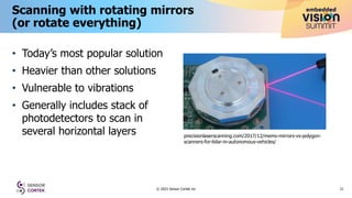 “Introduction to Modern LiDAR for Machine Perception,” a Presentation ...
