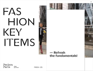 FW24-25 Fashion Key Items trend book