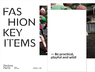 FW25-26 Fashion Key Items Trend Book Peclers Paris