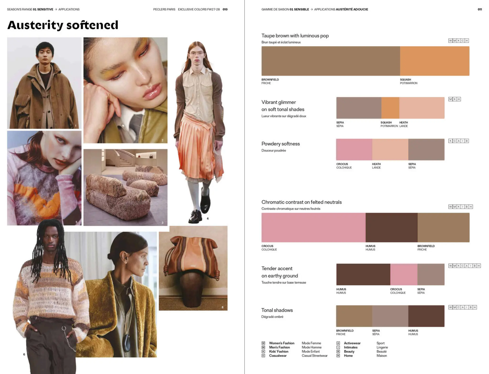 FW27-28 COLORS TREND BOOK BY PECLERS PARIS
