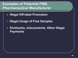 Fwa Examples 2022 Fraud, Waste, & Abuse Training | PPT