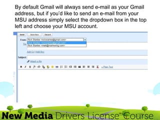Combining and Forwarding your MSU email to your Gmail | PPT