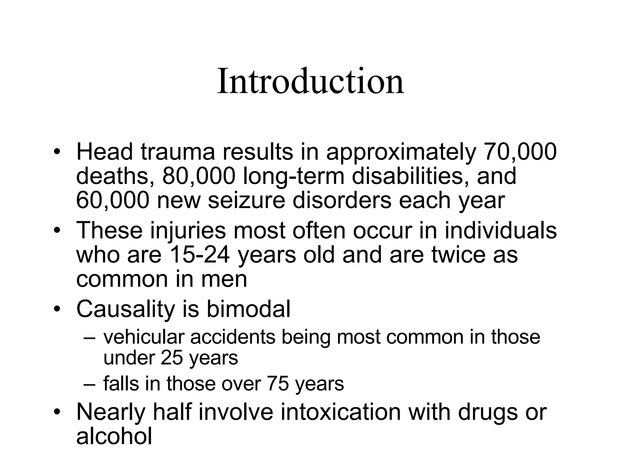 Curated visual reference: Gallery Detail: Fwd Head Injury Bambury