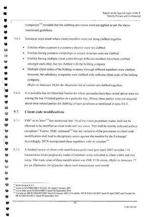 MCX Audit Report by PWC