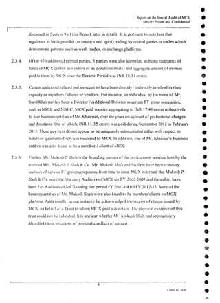 MCX Audit Report by PWC