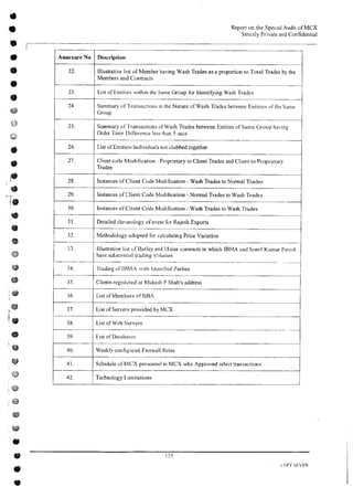 MCX Audit Report by PWC