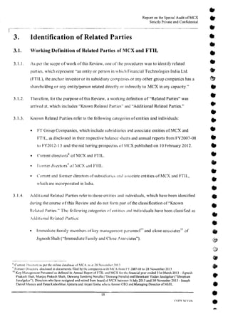 MCX Audit Report by PWC