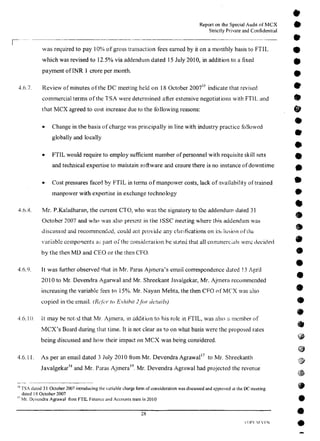 MCX Audit Report by PWC