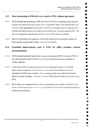MCX Audit Report by PWC