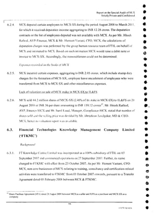 MCX Audit Report by PWC