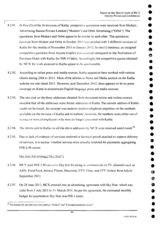 MCX Audit Report by PWC
