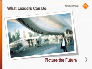 STEP 2
What Leaders Can Do
New Beginnings
Picture the Future
 