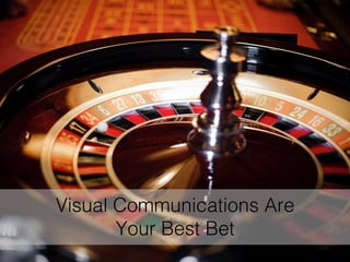 Visual Communications Are !
Your Best Bet!
 