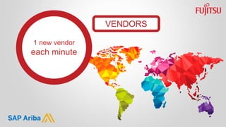 10 Copyright 2017 FUJITSU
190
countries
VENDORS
1.7 million
companies
1 new vendor
each minute
 