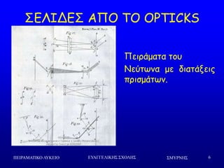 ΢ΜΤΡΝΗ΢ΠΕΙΡΑΜΑΣΙΚΟ ΛΤΚΕΙΟ ΕΤΑΓΓΕΛΙΚΗ΢ ΢ΥΟΛΗ΢ 6
ΟΓΘΖΔΓΟ ΑΝΜ ΠΜ OPTICKS
Νεηνάμαηα ημο
Κεύηςκα με δηαηάλεηξ
πνηζμάηςκ.
 