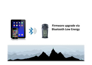 Firmware upgrade via
Bluetooth Low Energy
 