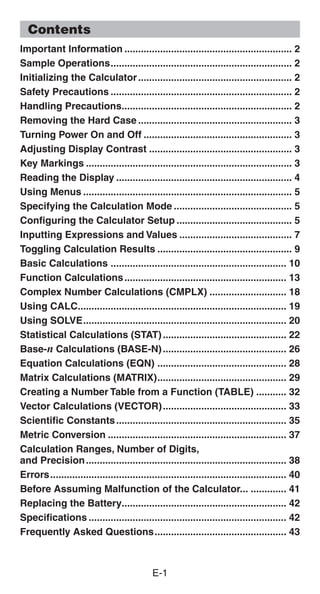 CASIO CLASSWIZ FX-991EX Complex Numbers Complete Tutorial 