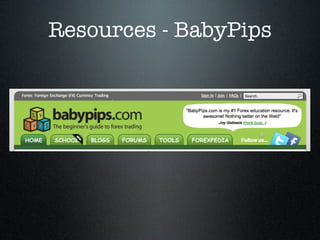 Resources - BabyPips
 
