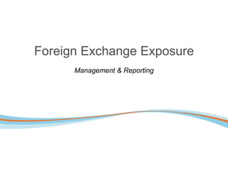Foreign Exchange Exposure Management & Reporting 