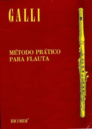 Metodo de Flauta Galli