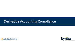 Derivative Accounting Compliance
 