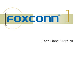 Leon Liang 0555970 