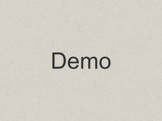 Demo
 