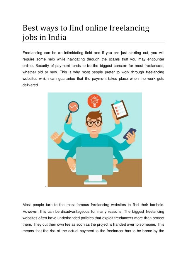 Best Ways To Find Online Freelancing Jobs In India Best Ways To Find Online Freelancing Jobs In India