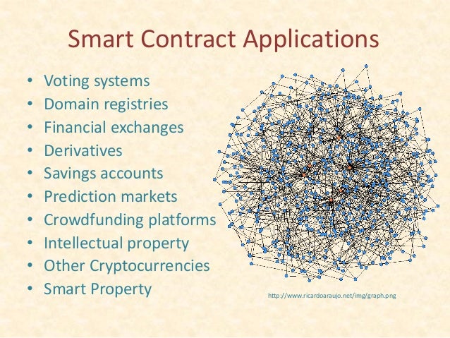 Smart contracts in cryptocurrencies
