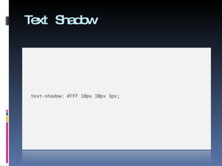 Text Shadow 