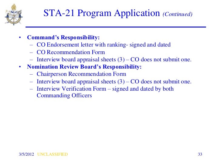 STA21 OFFICERS PROGRAM Fy 12 fleetbrief