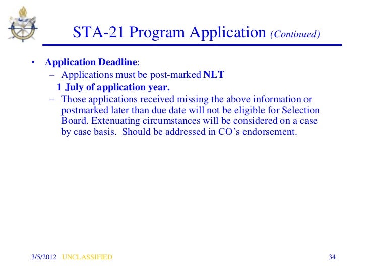 STA21 OFFICERS PROGRAM Fy 12 fleetbrief
