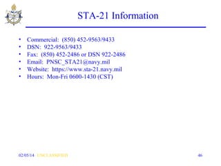 Fy 14 fleet-brief sta-21