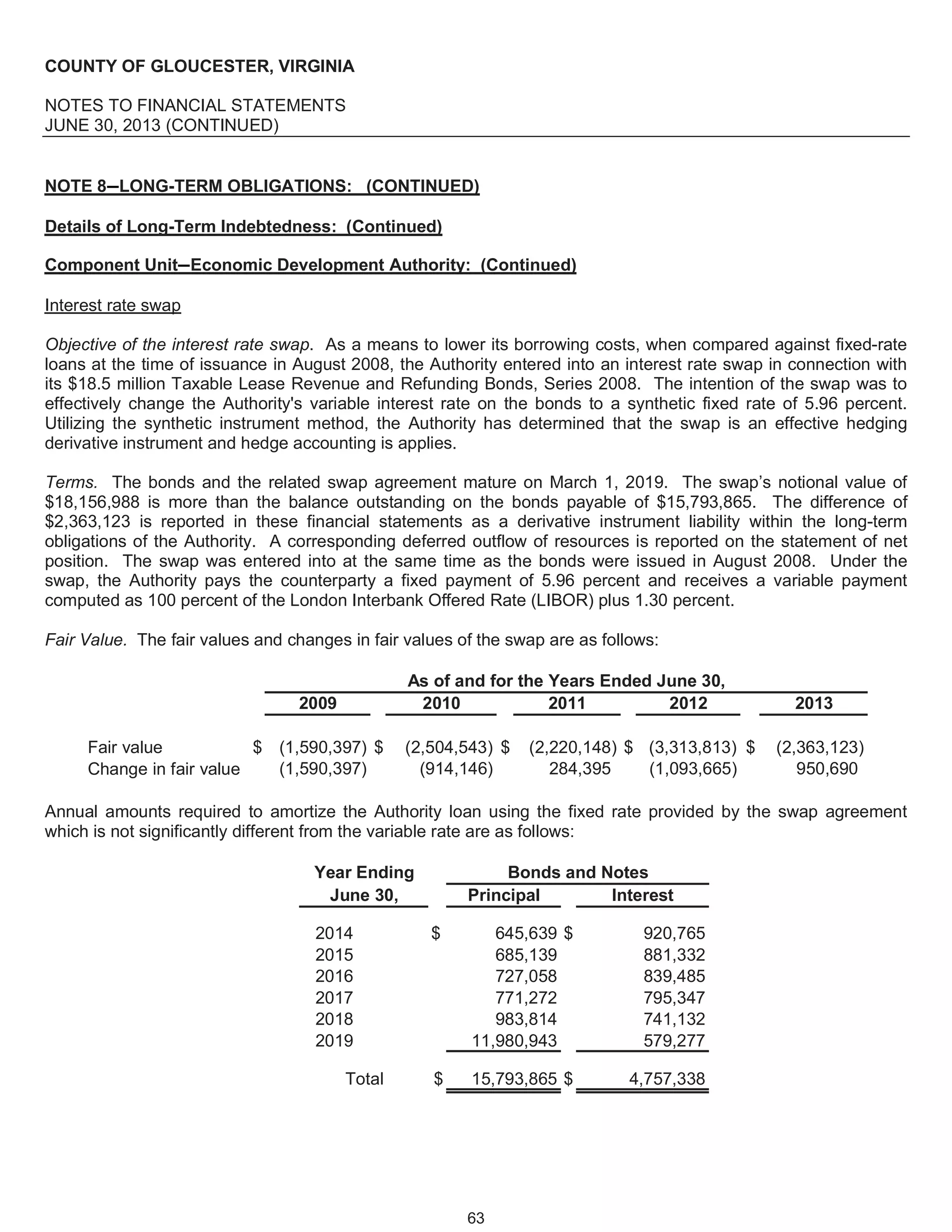 Gloucester, VA, Fy 2013 comprehensive annual financial report