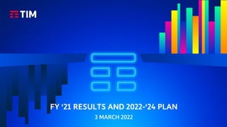 3 MARCH 2022
FY ‘21 RESULTS AND 2022-‘24 PLAN
 