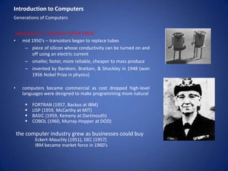 Fy bms- I SEM it ppt | PPTX