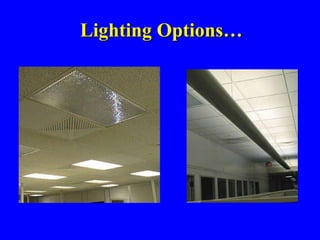 Lighting Options…
 