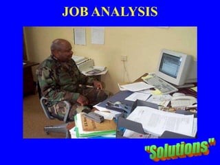 JOB ANALYSIS
 