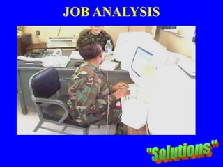 JOB ANALYSIS
 
