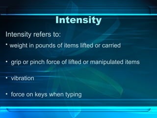Workplace ergonomic Workplace ergonomic Part 1 | PPT