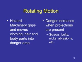 Machine safeguarding presentation for operators and technicians | PPT