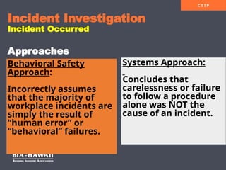 Training Incident Investigation Procedure | PPTX