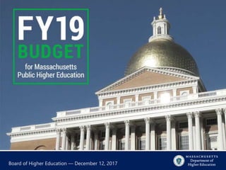 Board of Higher Education — December 12, 2017
 