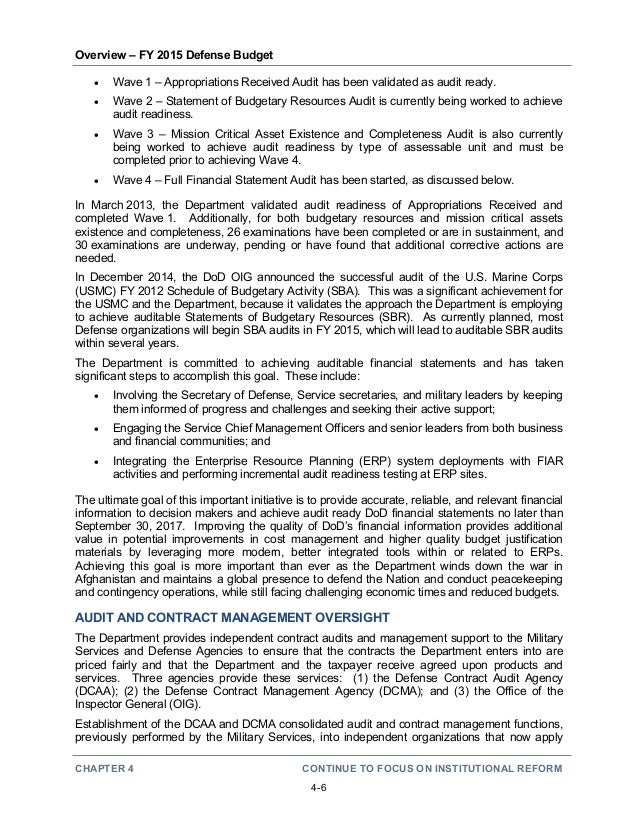 FY2015 DoD Budget Request Overview March 4 2014