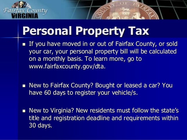 Fairfax County Car Tax >> FY 2015 Tax Facts Fairfax County Car Tax >> FY 2015 Tax Facts
