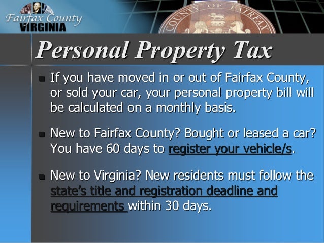 Virginia Property Tax Rate Car Virginia Property Tax Rate Car