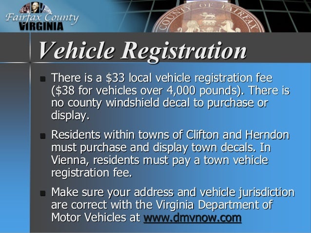 Fairfax County Car Tax >> FY 2016 Tax Facts Fairfax County Car Tax >> FY 2016 Tax Facts
