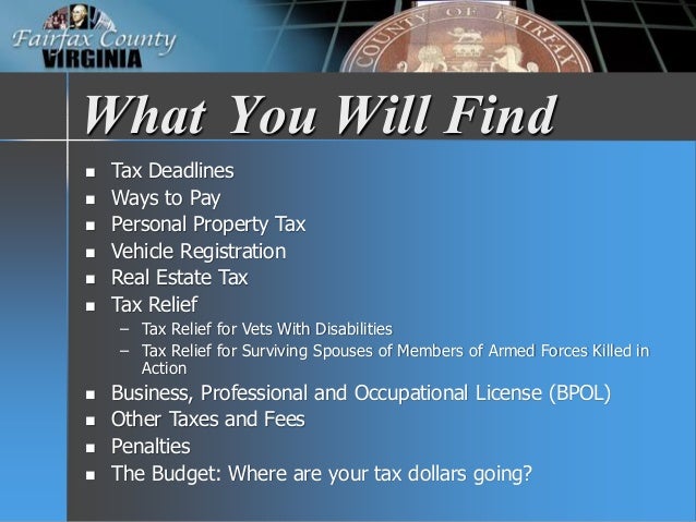 Virginia Property Tax Car >> Fy 2018 Tax Facts Virginia Property Tax Car >> Fy 2018 Tax Facts