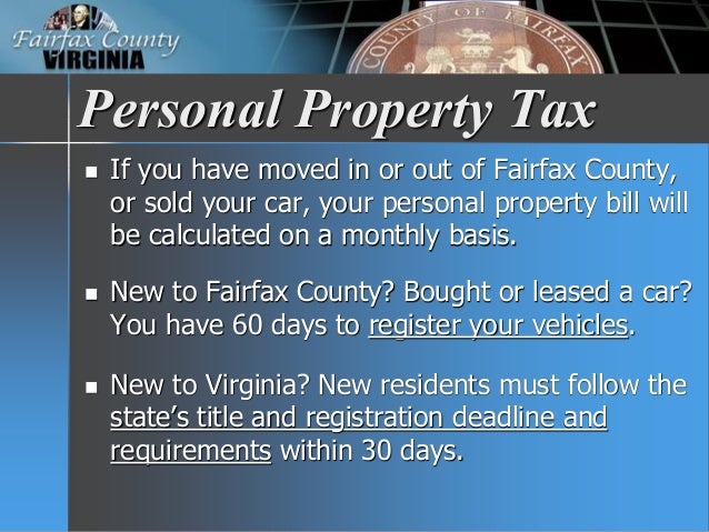 Fairfax County Personal Property Tax >> Fy 2018 Tax Facts Fairfax County Personal Property Tax >> Fy 2018 Tax Facts