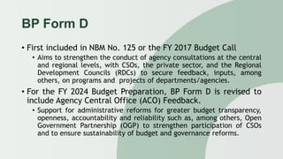FY 2024 Budget Call.................................. | PDF